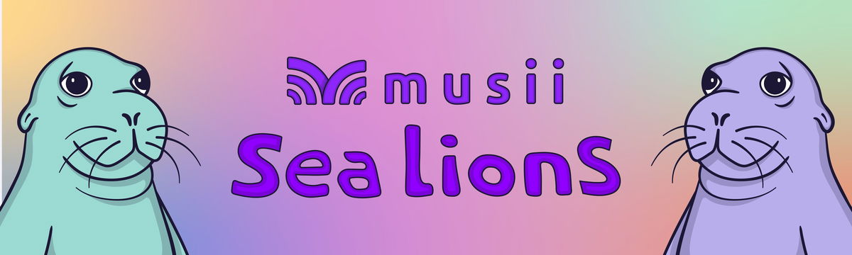 Musii Sea Lions banner