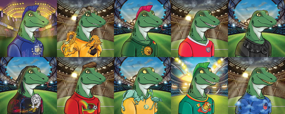 World Cup Goanna banner