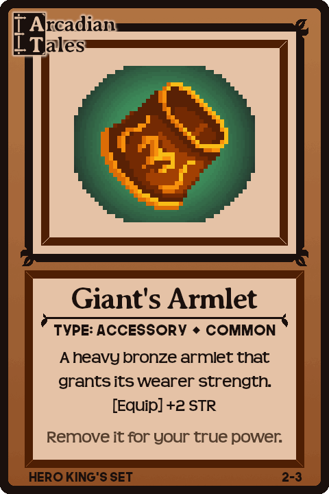 Image of Card 2-3 - Giant's Armlet