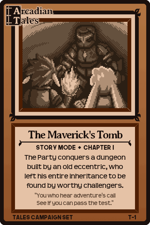 An image of Card T-1 - The Maverick's Tomb