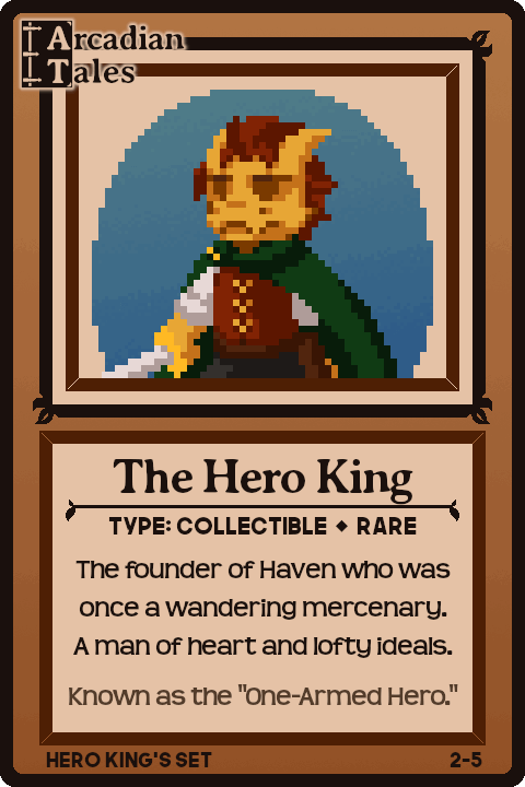 Image of Card 2-5 - The Hero King