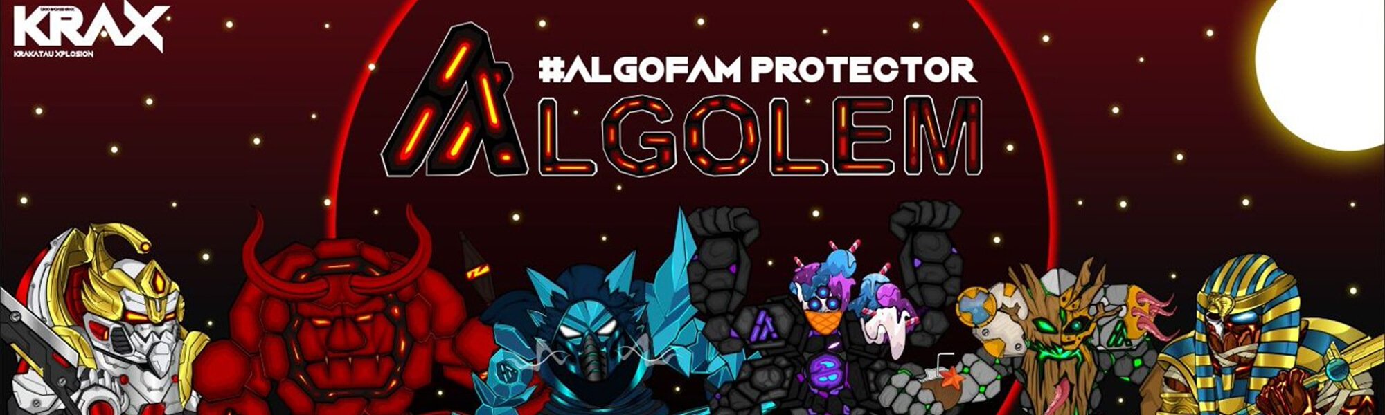KRAX THE ALGOLEM banner