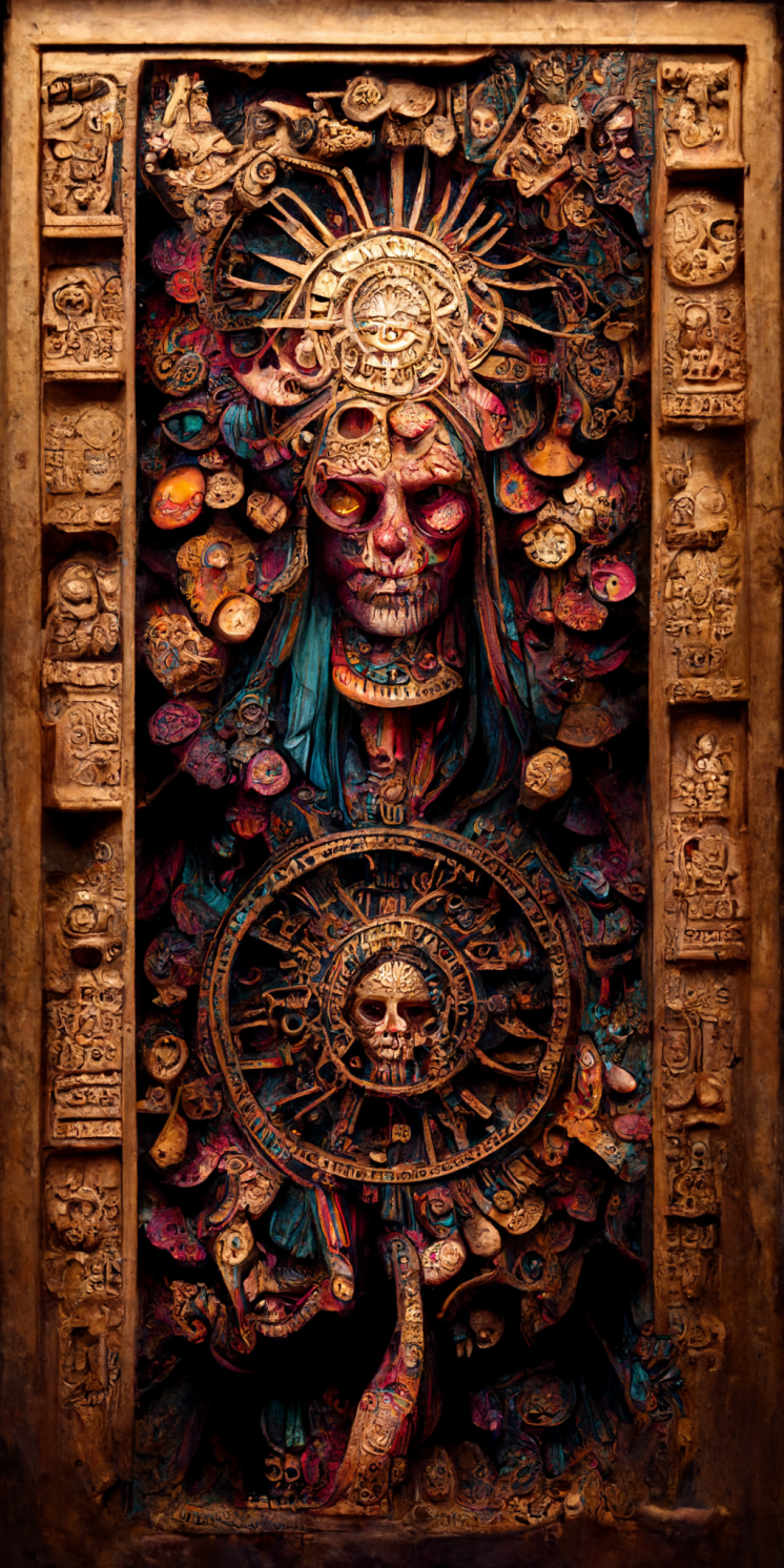 An image of Estilo Azteca Woodcarvings #66