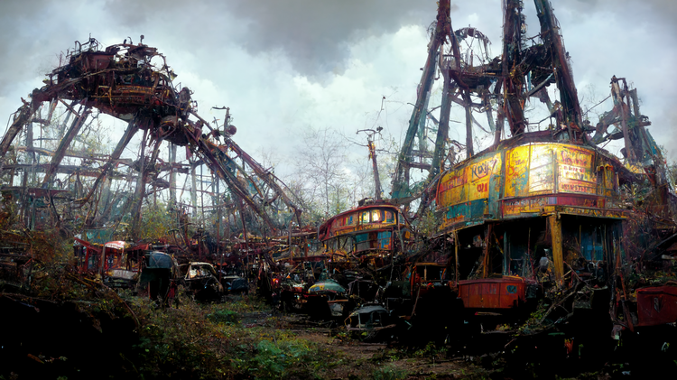 Image of Abandoned Amusement Park